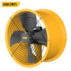 Deli duct axial flow fan 400mm/single phase low noise (yellow) (Taiwan) DL-SF4-4D-W1