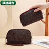 Ye Yuyunluo Valentine's Day handbag clutch bag Japanese and Korean fashion versatile casual mobile phone bag women's coin purse simple long wallet/burgundy new affordable anti-degaussing