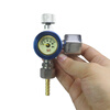 Jiang Zhiai refrigeration welding oxygen pressure reducing meter 4L welding torch gas pressure reducing valve propane pressure reducer gas saving 4mm thin pipe joint anti-fall oxygen meter / single meter 4mm thin joint