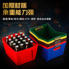 Yaofeng thickened rectangular bar beer bucket ice bucket beer basket with ice cube beer frame beer rack ktv wine basket square ice bucket yellow trumpet