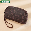 Ye Yuyunluo Valentine's Day handbag clutch bag Japanese and Korean fashion versatile casual mobile phone bag women's coin purse simple long wallet/burgundy new affordable anti-degaussing