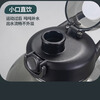 Poppy Bear tons of tons of large-capacity water cups men's sports fitness kettle high temperature resistant summer bucket big belly cup tons of buckets black iron black + cup brush 1800ml