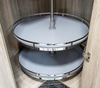 Kezitu cabinet corner basket 270 degrees 360 degree turntable basket floor cabinet corner basket plate type basket 270 degrees diameter 710