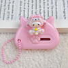 Hellokitty utility knife portable express box opener office paper knife student handmade knife pink soft cute cat short 1 piece
