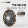 MASTERPROOF angle grinder grinding disc, louver wheel polishing disc, thickened polishing disc, metal rust removal polishing disc, louver blade, 5 pieces