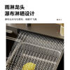 Ye Yuqiang gray kitchen sink Raindance large single-slot material sink with knife holder 80*45 top version