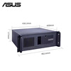 ASUSUITRAHOT industrial computer The new ASUS industrial computer EBE-4U industrial computer host computer for visual inspection Core 12th and 13th generation processor desktop host can replace Advantech industrial computer EBE-4U/H610A/I7-12700 16G/256G solid state + 2T mechanical
