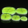 Universal level round level bubble green level ruler with scale small bubble level liquid bead measuring tool accessories 12x6 green