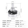 Noran RV24YN 20S single-turn carbon film potentiometer single-turn adjustable resistor B501 500 ohm potentiometer + scale + knob (1 set)