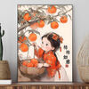 Kecss Shishi Ruyi cross stitch 2025 new line embroidery living room self-embroidery handmade vertical version porch embroidery gift full embroidery cotton thread 40*50CM medium grid 3-strand thread embroidery