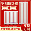 Radiator household water heating radiator steel two-column 6030 central heating vertical natural gas wall-mounted radiator thickened anti-corrosion height 1.5 meters single column width 6 cm 0mm