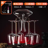 Goblet rack, decanter, wine glass all-in-one rack, red wine glass set, home red wine rack, ornaments, hanging upside down, creative personality, YAH wine glass, decanter, all-in-one rack + crystal 350m