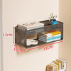 Fan Lilin punch-free wall shelf dormitory bedside storage artifact wall hanging dormitory good things wall shelf wall hanging bookshelf black medium size