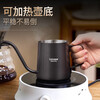 Lianna 316L stainless steel hand brewing kettle household hanging ear long mouth pot thickened coffee pot kettle hand brewing coffee utensil 316 hand brewing coffee pot 350ml Bengang Silver