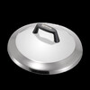 Kangbach Kangbach 304 stainless steel pot lid original authentic cauldron wok lid 32cm40cm double-ear large wok lid Kangbach visible high arch lid 304 steel 40cm