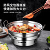 Beifute solid alcohol stove set small hot pot portable outdoor camping cooker dry pot pot with lid 26cm