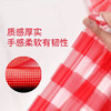 Yexiang disposable tablecloth round table plastic tablecloth printed tablecloth thickened party home tablecloth hotel tablecloth red and white checkered tablecloth 120*180cm 10 sheets