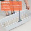 Mobile mop pool bucket rectangular large 70cm wheeled drainable mop cleaning basin mop bucket household cleaning bucket wheeled mop bucket bottom 62 #without drain board#