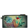 Anna by Anuschka Women's Hand-Painted Genuine Leather Storage Wallet, Succulent Dreams Succulent Dreams One Size