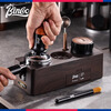 Bincoo Coffee Pressing Powder Base Powder Distributor Set Italian Powder Distributor Handle Pressing Powder Hammer Storage Tool 51/58mm Universal Single Pressing Powder Base-Wood Grain Color