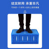 YAYUE European standard EU plastic turnover box blue thickened logistics box auto parts box 200*200*147mm