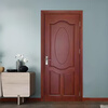 Solid wood door, bedroom door, oak painted door, walnut color room door set, indoor door, sanitary door, customized original wood door, rubber wood painted door style 1