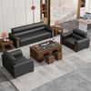 Earl Cullen office sofa simple modern business reception room reception single seat three person office coffee table combination set three person