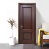 New Chinese style bedroom door oak solid wood door walnut wood door interior door paint door villa room door custom rubber wood solid wood paint door 1