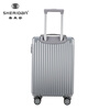Sheraton (SHERIDAN) business travel trolley case, multi-purpose luggage, boarding code box, 20-inch + 14-inch combo trolley case, silver SHX807