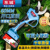 Dongcheng Dongcheng electric scissors lithium battery pruning shears rechargeable lithium battery fruit trees special thick branch gardening garden scissors basic model 4.0CM single battery + plastic box gift bag