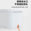 Mobile mop pool bucket rectangular large 70cm wheeled drainable mop cleaning basin mop bucket household cleaning bucket wheeled mop bucket bottom 62 #without drain board#