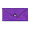 Big SkinnySkinny RFID Blocking Ultra-Slim Tri-Fold Checkbook Wallet, Purple, One Size Purple One Size