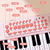 Ancient European children's electronic keyboard for beginners girl and boy home microphone playing 37-key small piano toy 3-15 New Year's gift