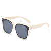 Boshide set of glasses, sunglasses, sunglasses set for myopia glasses, anti-glare polarized sunglasses for driving, off-white frame polarizer