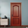Solid wood door, bedroom door, oak painted door, walnut color room door set, indoor door, sanitary door, customized original wood door, rubber wood painted door style 1