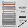 Yaotian copper-aluminum composite small basket bathroom radiator household central heating bathroom storage rack plumbing towel rack 600mm copper-aluminum basket A style gun gray-high