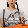 NEIWAI inside and outside orange label Zhang Xiaowan's same style Disney Zootopia cooperation good elastic cotton right shoulder T-shirt women's print
