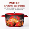 SSIIXX Japanese brand enamel pot ceramic pot flat bottom double-eared soup pot stew pot wok induction cooker universal household gift enamel pot induction cooker / gas stove 24cm