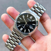CITIZEN watch automatic mechanical men's watch business casual waterproof date display classic Valentine's Day gift recommendation NJ0150-81E black plate steel belt + second generation