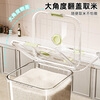 Bonnymeijia rice bucket household 2025 new food-grade rice cylinder flour storage tank insect-proof and moisture-proof sealing surface bucket grain storage bucket square transparent green 10 catties with measuring cup