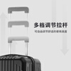 Fandia suitcase, men's small trolley case, women's suitcase, aircraft boarding luggage, password case, leather case 20 inches black