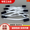 Five-star small bristle brush industrial pig bristle toothbrush stiff bristle pig bristle brush rubber toothbrush shoe factory special cleaning brush five-star toothbrush white hair 100