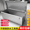 FHJQB stainless steel box storage box outdoor rectangular storage box outdoor car trunk tool box truck customization length 100*width 40*height 40 201 stainless steel solid