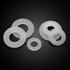 JINGGONG silicone gasket screw seal ring high temperature resistant soft silicone gasket thickened ultra-thin screw flat gasket 1 inch (21*31*3) (10 pieces)