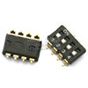 Dafuri pitch 2.54MM 4-position DIP switch SMD four-position DIP switch default