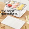 Meliya steamer paper food grade 100 sheets disposable rectangular steamed bun paper steamer steamer special paper
