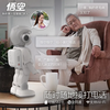 UBTECH Wukong Intelligent Robot Programming Dancing Learning Machine Educational AI Toy Early Education Accompanying Nanny English Tutoring Story Machine Voice Interaction Children's Home Robot Elders Intelligent Voice Phone Wukong Humanoid Robot Gift Box with Anti-fall Bag 100 Programming Lessons