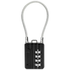 Baige small combination lock padlock suitcase bag lock backpack password padlock steel cable locker lock black CW135962