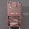 New Large Luggage Cart Waterproof Hanging Bag Eco-Friendly Trolley Car Bag Large Solid Color Removable and Washable Shopping Cart Large Light Gray + Free Bottom Plate Others