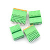 Dafuri KF15/2EDGKD 2.5/2.54MM plug-in PCB terminal block straight curved pin socket 2/3/4/5/1 2P straight pin + socket (1 set)